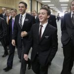 Mormon missionaries at the Missionary Training Center