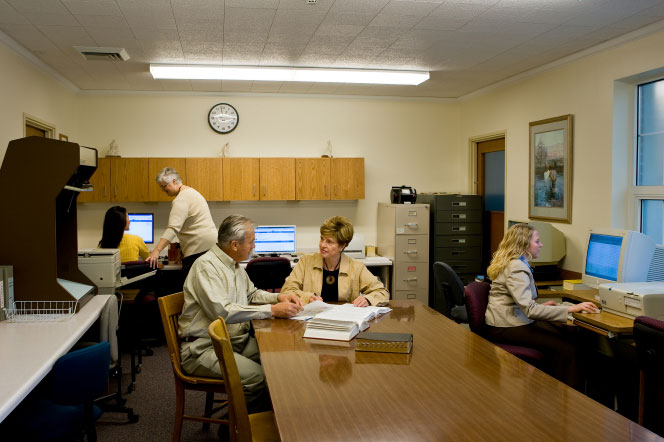 A Family History Center at The Church of Jesus Christ of Latter-day Saints