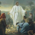 Jesus Christ comforts the Nephites
