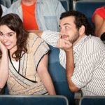 Embarrassed Girl in Theater