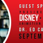 Dr Ed Catmull speaks at the Conference Center
