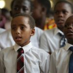 LDS children singing in Africa