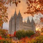 Salt Lake Temple LDS Autumn