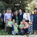 Family photo at BYU Graduation