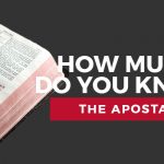 apostasy quiz title graphic