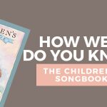 LDS children's songbook quiz title graphic