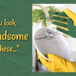 COJOY Cleaning Glove via Amazon.com with text "You look so handsome in these..."