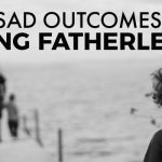 title graphic sad outcomes fatherless
