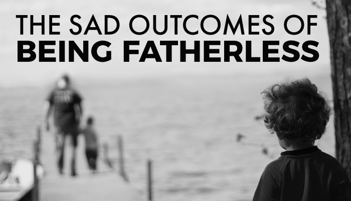 title graphic sad outcomes fatherless