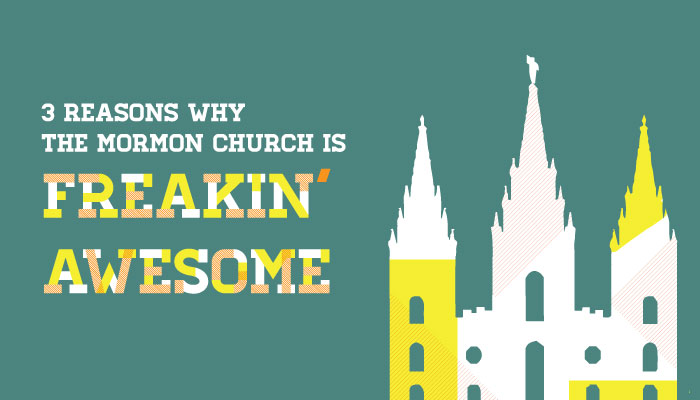 LDS Church is awesome graphic
