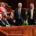 Mormon apostles Gong and Soares in General Conference