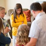 Christ centered home Mormon family prayer