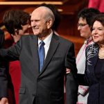 President Nelson and wife Wendy at General Conference
